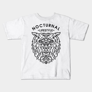 Nocturnal Lifestyle Kids T-Shirt